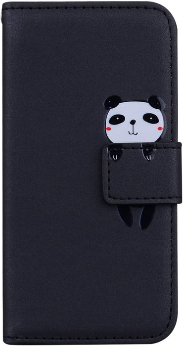 Ailisi telefonska torbica za Samsung Galaxy A34 5G, risanka Panda Pattern PU usnjena torbica za mobilni telefon, naprsna torba, zaščitna torbica Etui preklopna torbica, torbica, etuiji na zapenjanje s predelki za kartice