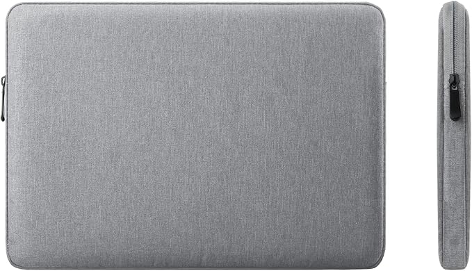 Pouzdro na notebook YINHANG kompatibilní s 16palcovým MacBookem Pro M2/M1 Pro/Max A2780 A2485 A2141 2023-2019, tenké voděodolné polyesterové ochranné pouzdro na počítač, měkké polstrované pouzdro, světle šedá