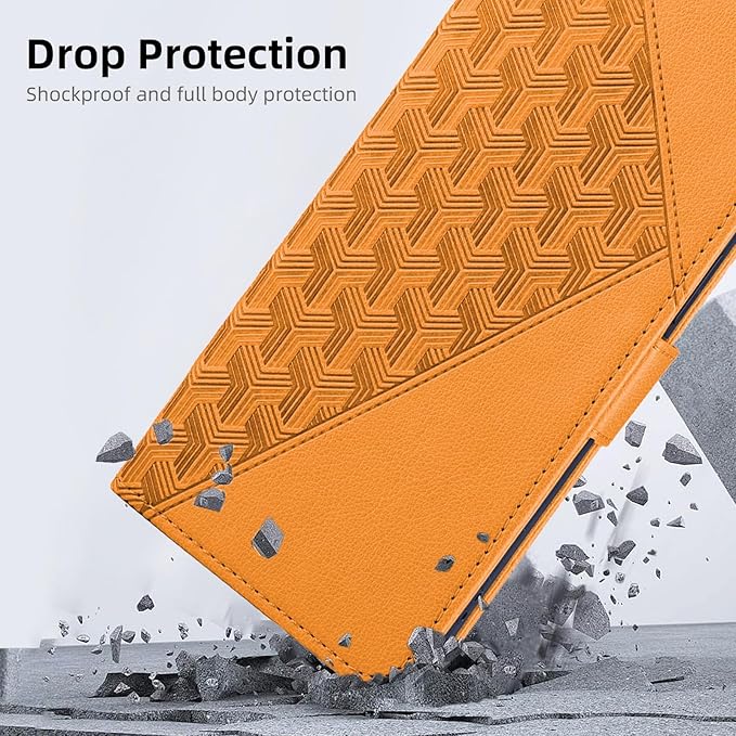 Vkooer Pouzdro pro Samsung Galaxy A34 5G Pouzdro na mobil PU Kožené pouzdro Skládací pouzdro Flip Náprsní taška Case Cover s kapsou na karty Funkce stojánku a magnetickým uzávěrem pro smartphone