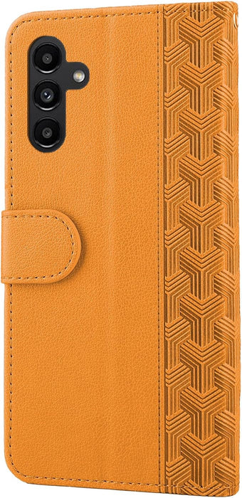 Vkooer Pouzdro pro Samsung Galaxy A34 5G Pouzdro na mobil PU Kožené pouzdro Skládací pouzdro Flip Náprsní taška Case Cover s kapsou na karty Funkce stojánku a magnetickým uzávěrem pro smartphone