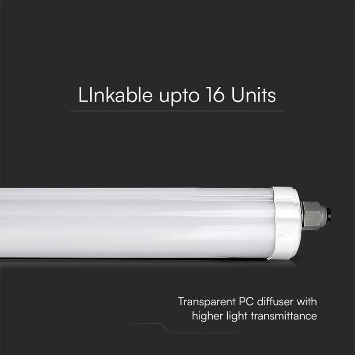 LED-Kompaktlampe / Länge: 1200 mm / 36W / 4320 lm / Neutralweiß 4000K / SAMSUNG SMD