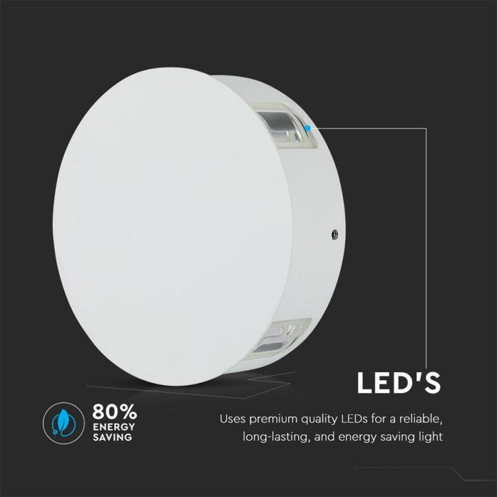 LED nástěnné svítidlo / 4W / 440lm / Neutrální bílá