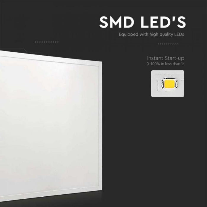 LED panel pod omítku / 36W / 4320lm / 110° / Neutrální bílé světlo / 595x595x33mm