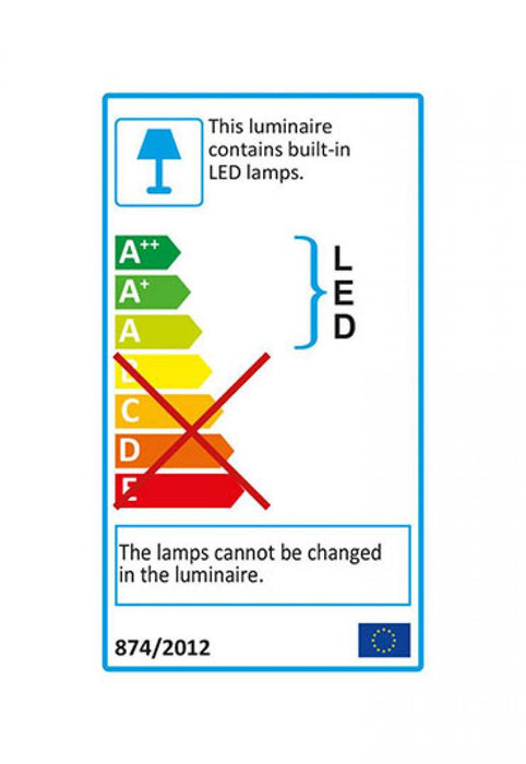 Solar-LED-Wandleuchte / 2W / 120° / 280lm / Warmweiß 3000K / Wandmontage